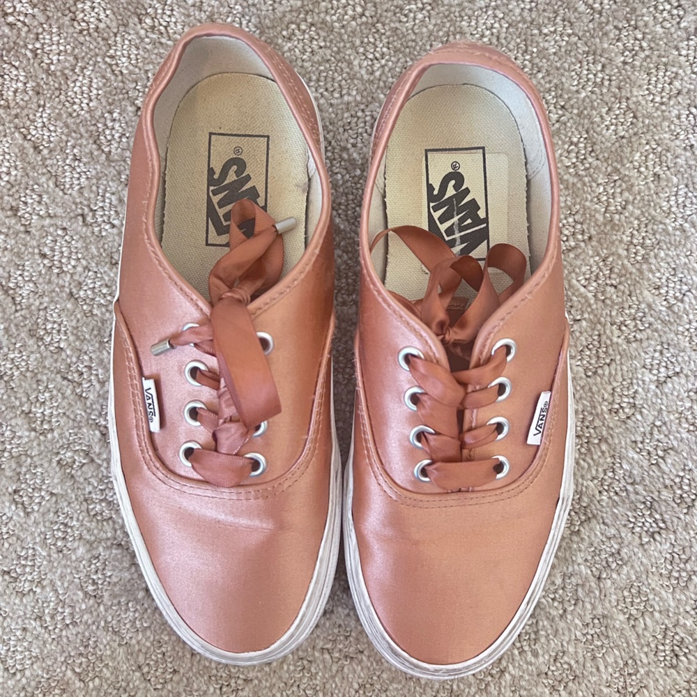 Vans Copper Satin Lace-Up Sneakers